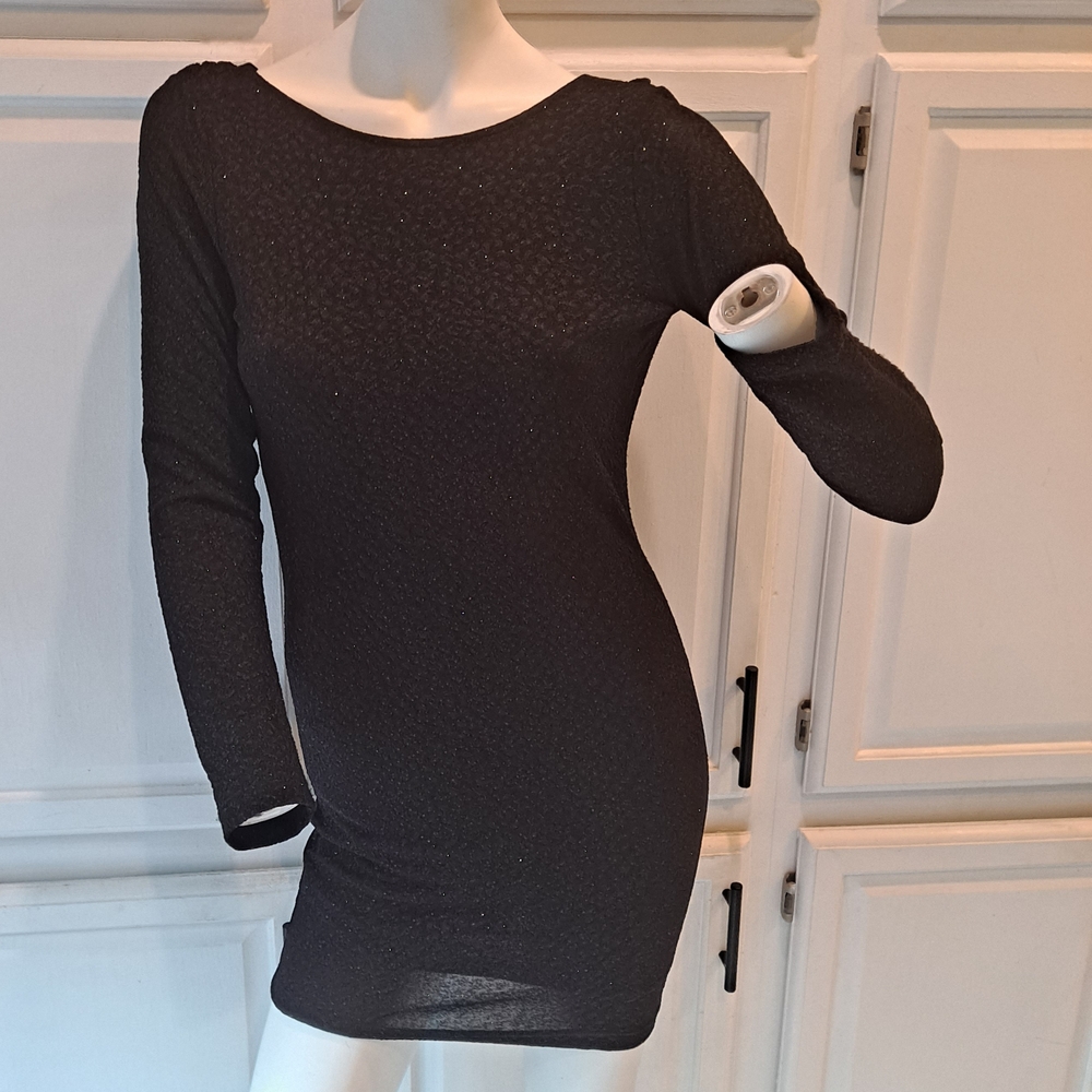 Lovely Day Black Mini Dress